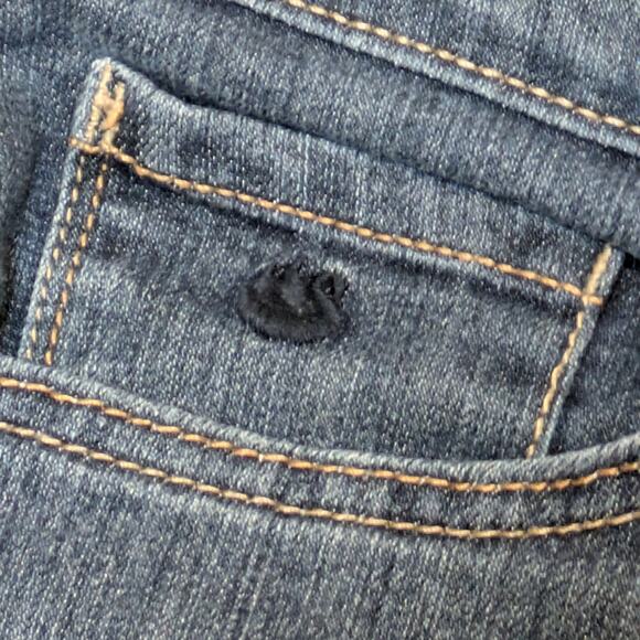 Gloria Vanderbilt Womens 8 Short Jeans Amanda Blue Denim Petite "Missy" Curvy - Picture 3 of 11